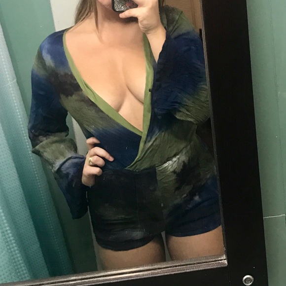 Tie Dye retro Romper - Picture 3 of 8